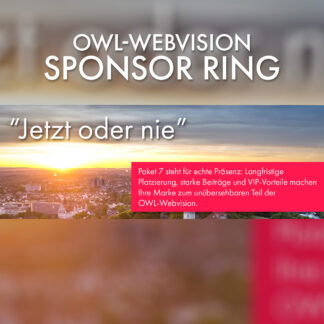 Sponsor Ring Paket 7: „Jetzt oder nie“