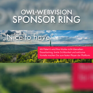 Sponsor Ring Paket 6: „Nice to have“